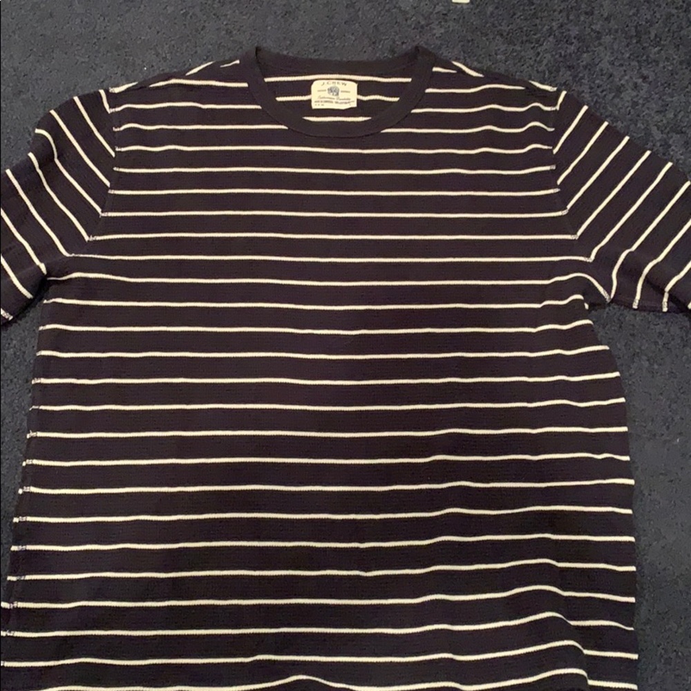 J Crew Lightweight Striped Sweater